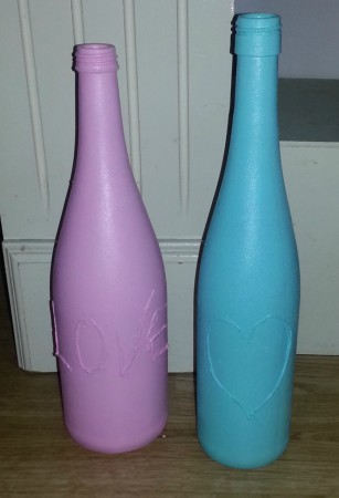 Blue and Pink Vases
